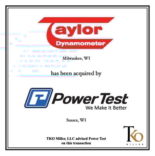 TKO Miller Advises Power Test Inc. on its Acquisition of Taylor